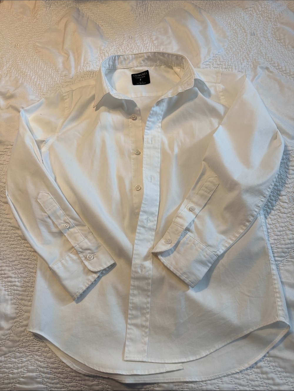 Crewcuts Ludlow Size 8 Boy Long-Sleeve Dress Shirt